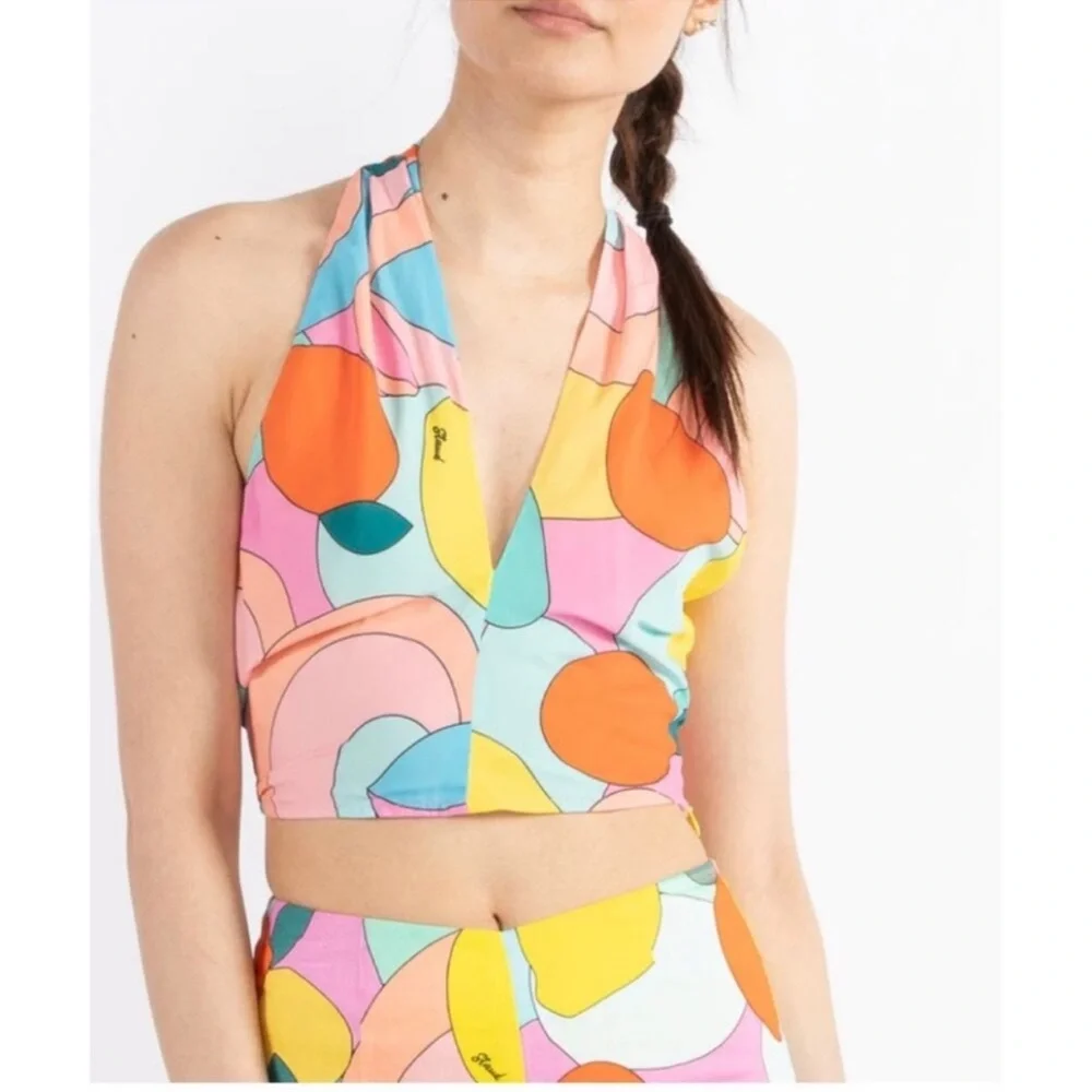Bundle STAUD Kai Twist Halter Crop Top - Picture 6 of 6